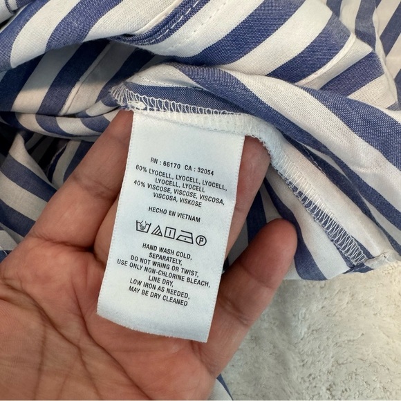 Anthropologie Pilcro and the letterpress women’s striped shirt size 00 - Picture 8 of 10